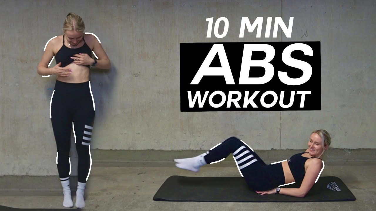 10 MINUTES TOTAL ABS WORKOUT! no equipment! #21