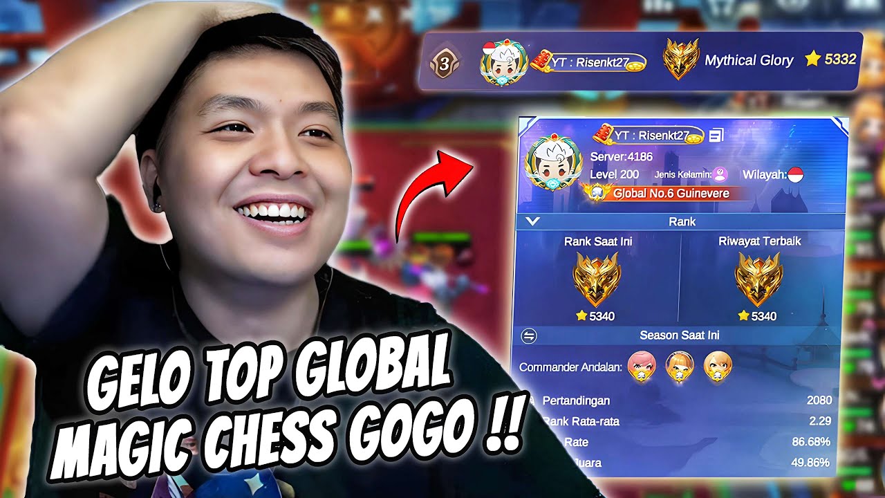 BATTLE GILA!! VS Top Global #3 Magic Chess @RISENKT27  | Endingnya Jadi Partner Buat Ke 1