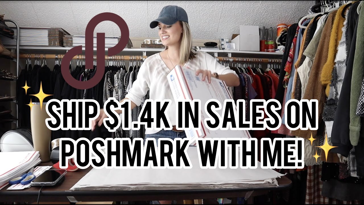 MORE Trouble at the Post Office?! Ship My Sales on Poshmark With Me + Chit Chat!