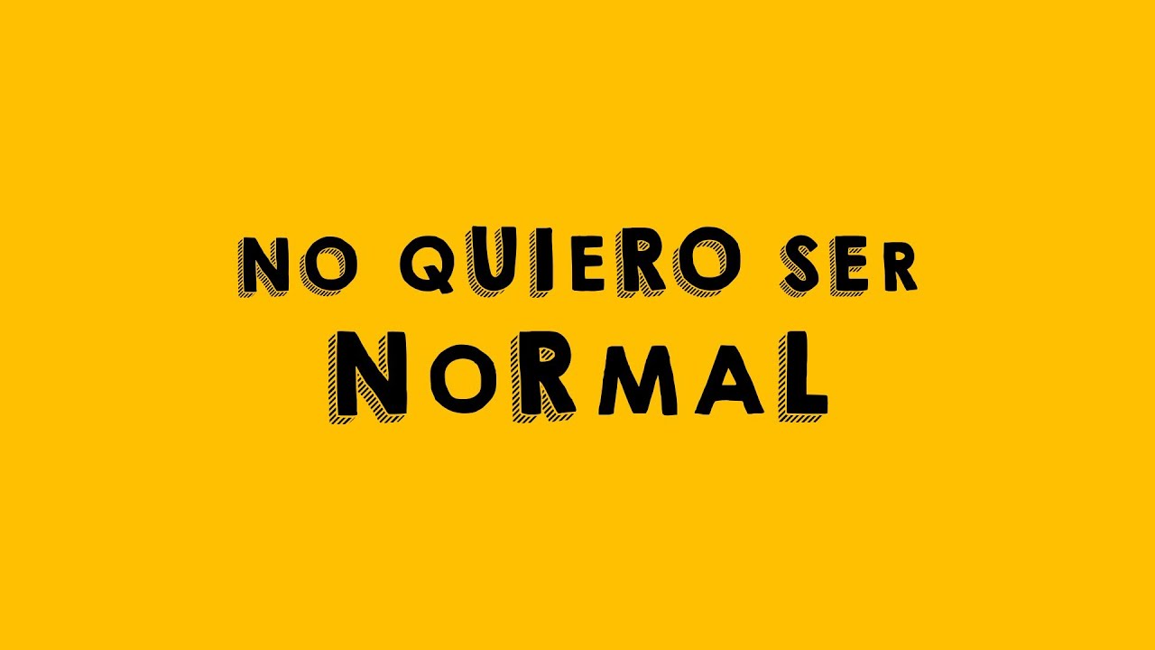 El Cuarteto de Nos - No quiero ser normal (Lyric Video)