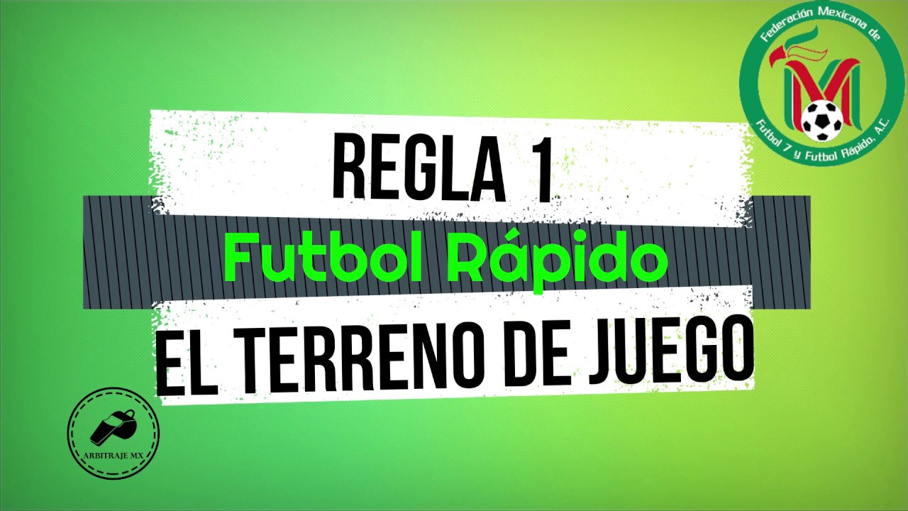 Fútbol Rápido | Regla #1 | El terreno de juego
