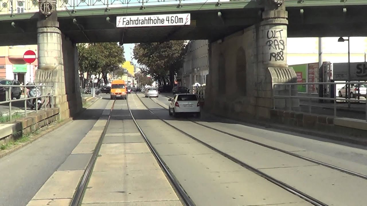 Straßenbahn Linie 52 Westbahnhof - Baumgarten
