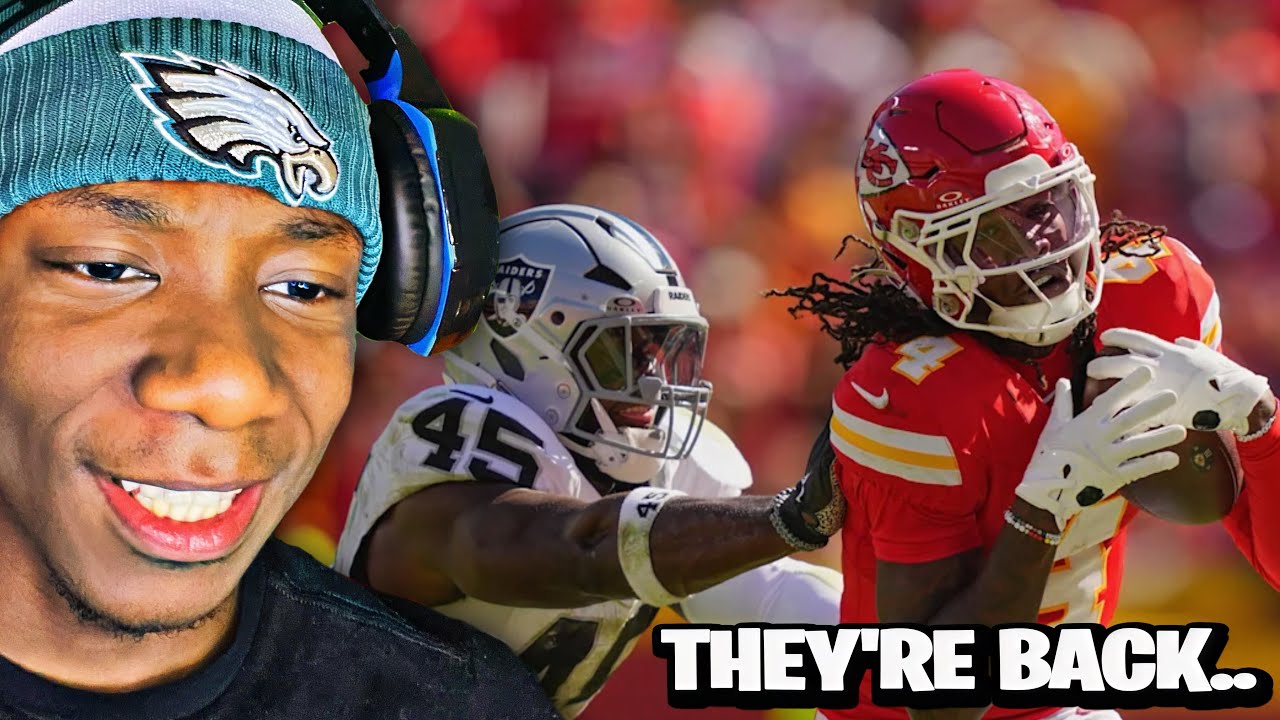 EightSixoKris отреагировал на лучшие моменты матча Las Vegas Raiders против Kansas City Chiefs | ...