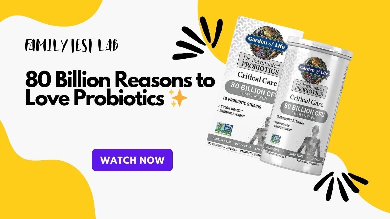 Probiotics Powerhouse: 80 Billion Reasons to Love Garden of Life! ✨