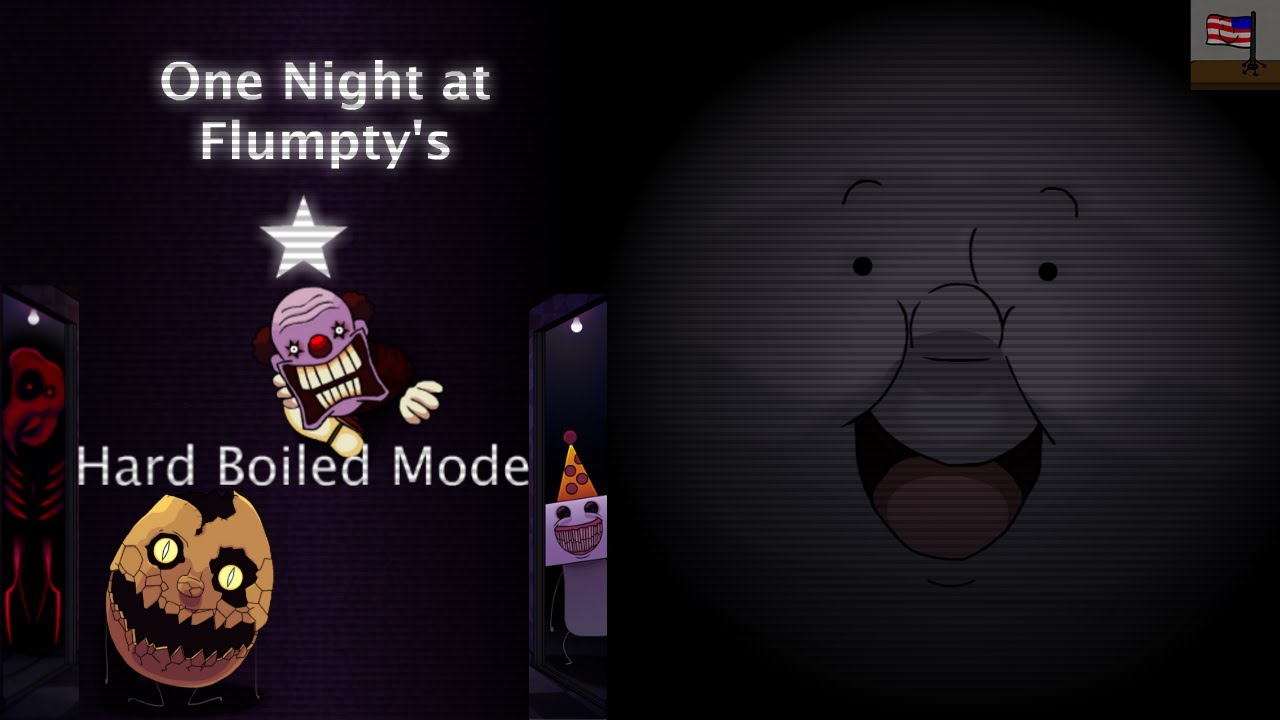 One Night at Flumpty's || Hard Boiled Mode Complete (ONaF 1 HBM)