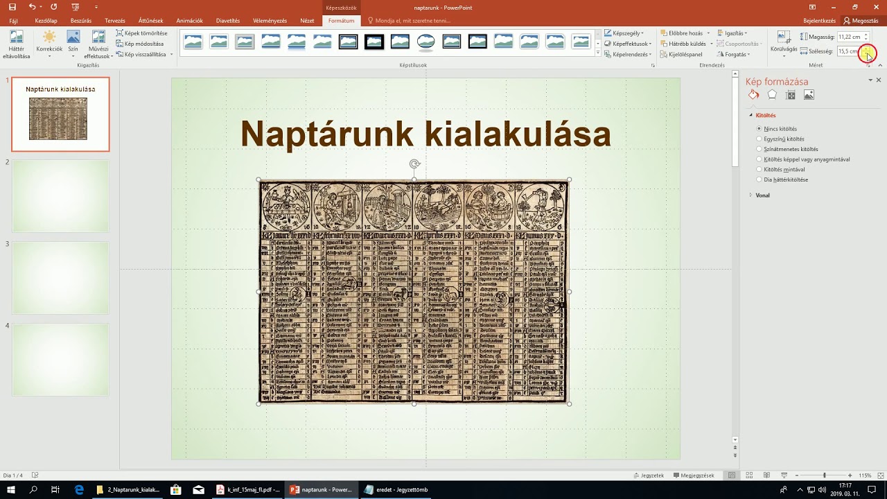 Informatika érettségi középszint 2015 május prezentációkészítés