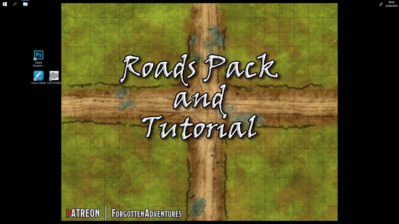Battlemap Roads - Mapmaking Tutorial