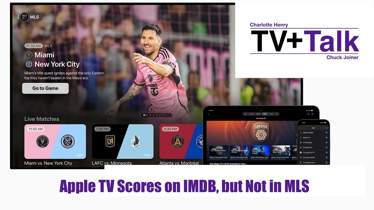TV+ Talk: Apple TV Scores on IMDB, but Not in MLS