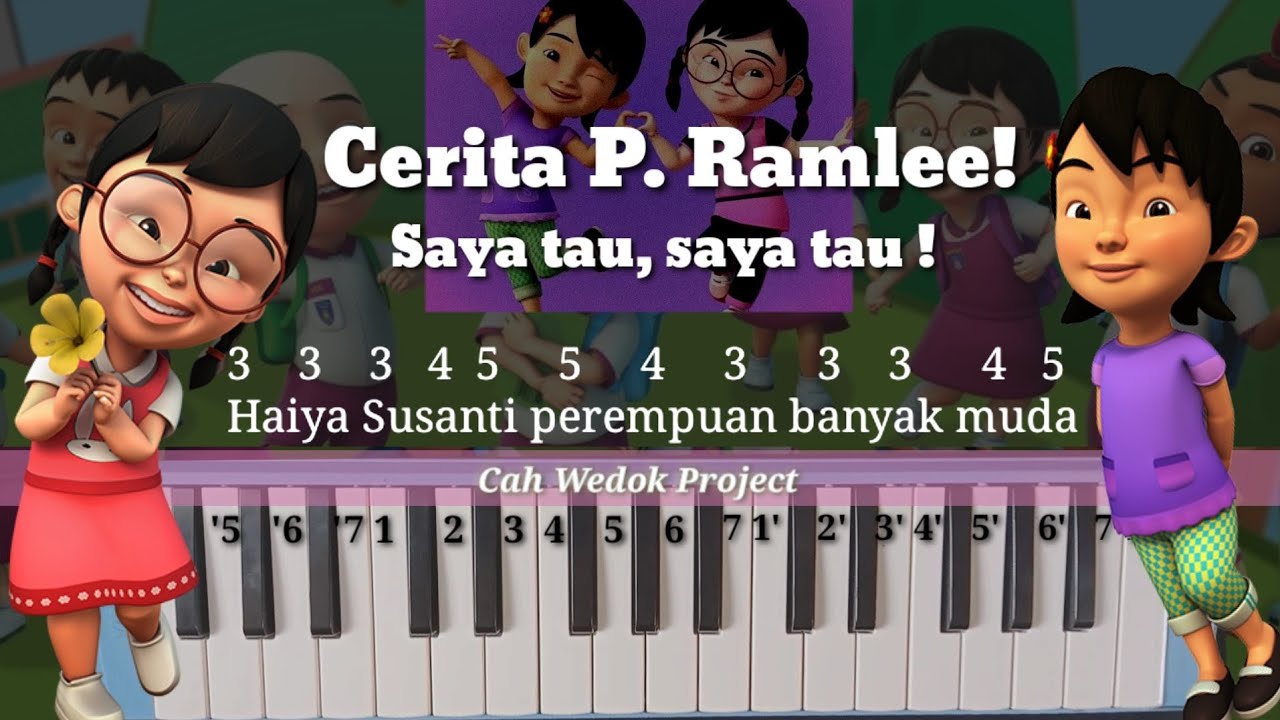 Aiya Susanti - not pianika ( Mei Mei Susanti Upin Ipin nyanyi lagu P. Ramlee )