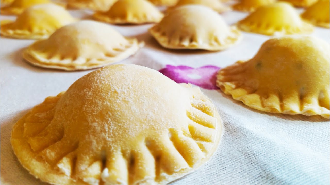 Ravioli fatti in casa con ripieno goloso ..... CILENTO