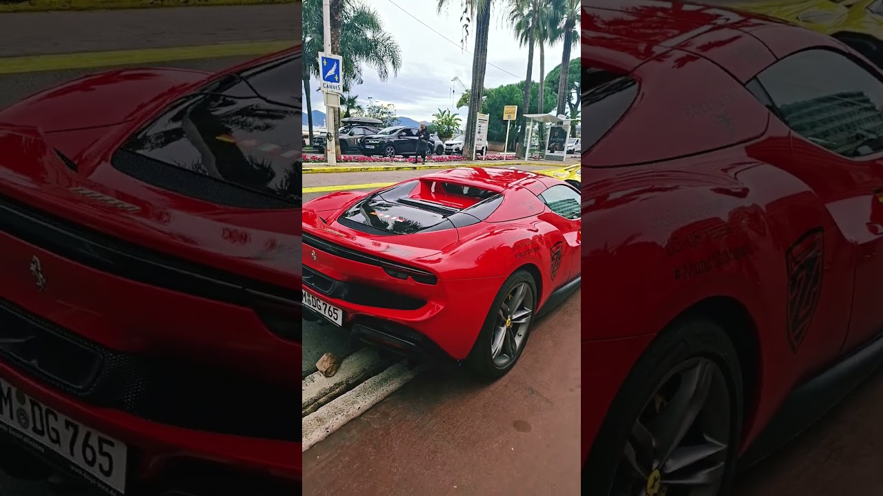 Ferrari 296 GTB - Hôtel Carlton (Cannes)