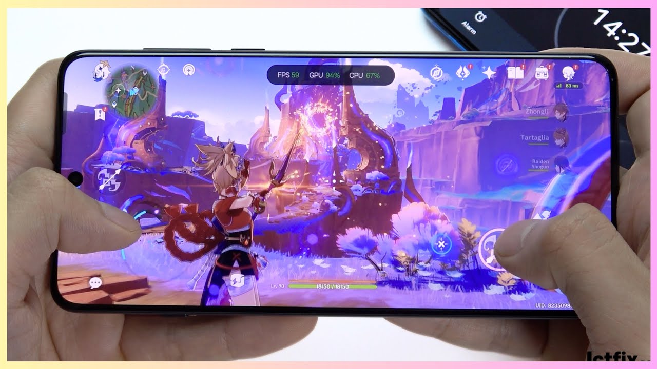 Oppo Find X8 Pro Genshin Impact Gaming test | Dimensity 9400, 120Hz Display