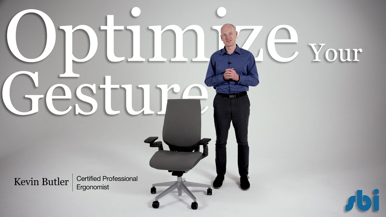 Optimize your comfort in the Steelcase Gesture chair