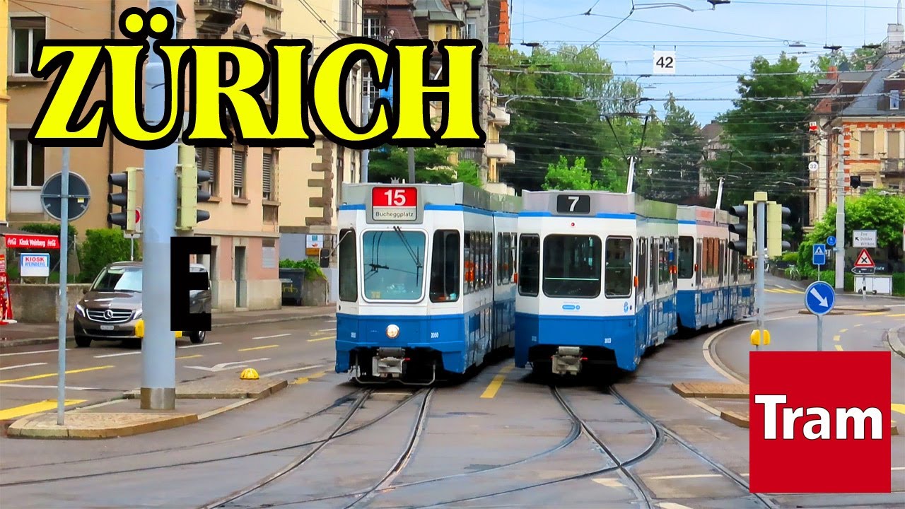 Trams in Zürich 🇨🇭• July 2020