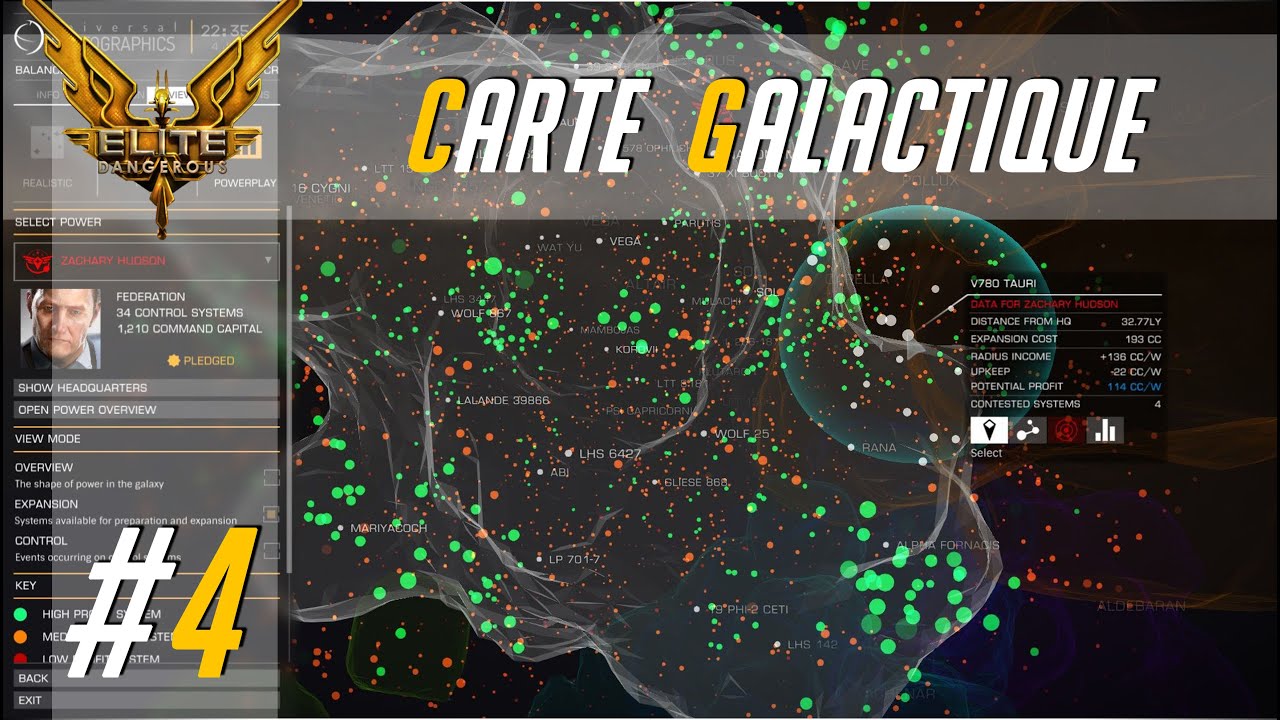 La carte galactique - #4 || Elite: Dangerous