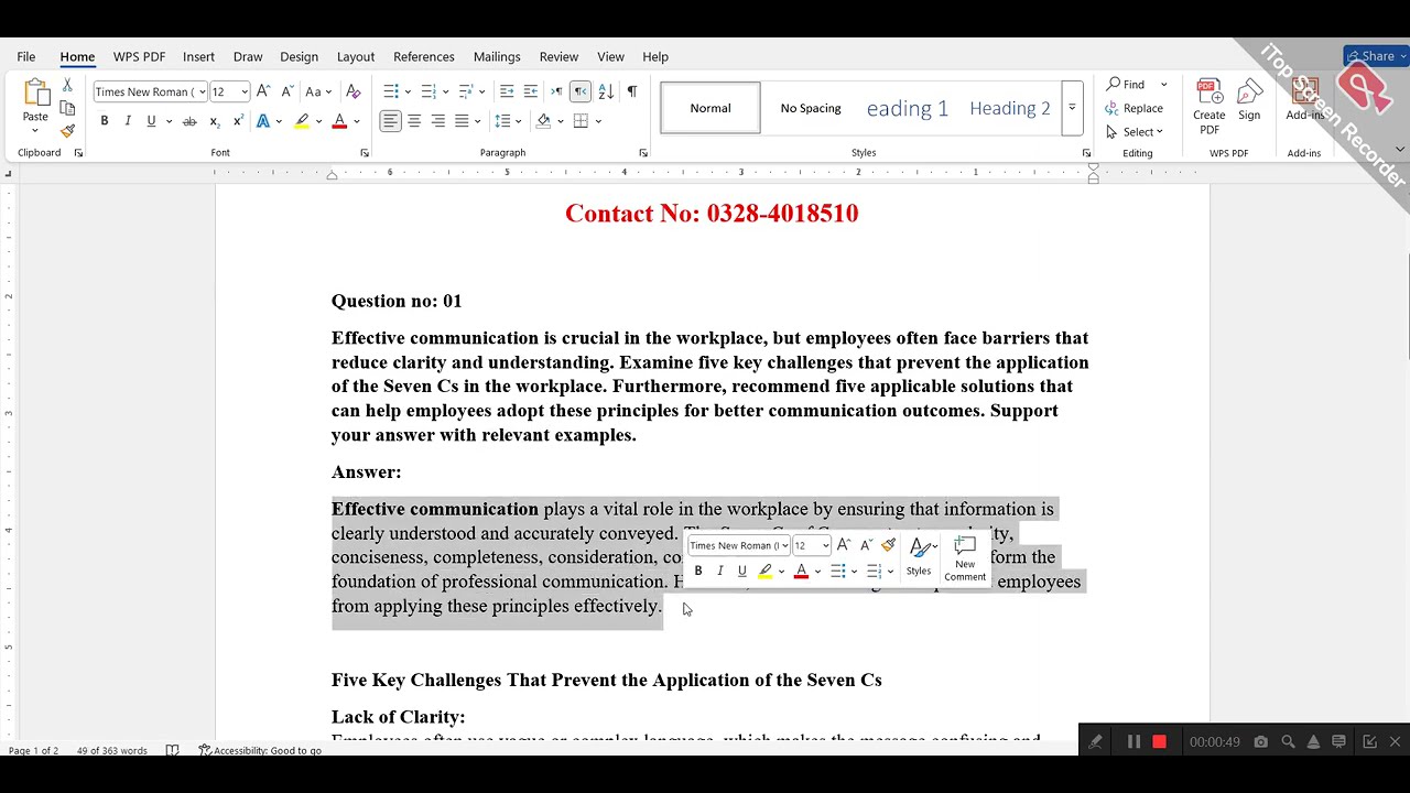 Eng201 Assignment No 01 Solution 2025  Solution || BY VU ASSIGNMENT ||