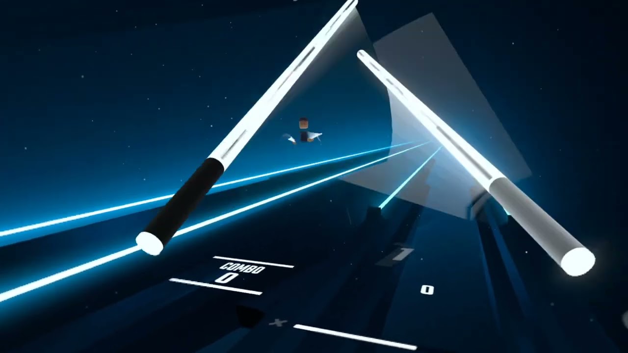 Playing beat saber with its.ice
