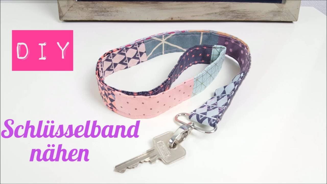 DIY Schlüsselband nähen/Patchwork/Anfänger|DIY Kajuete