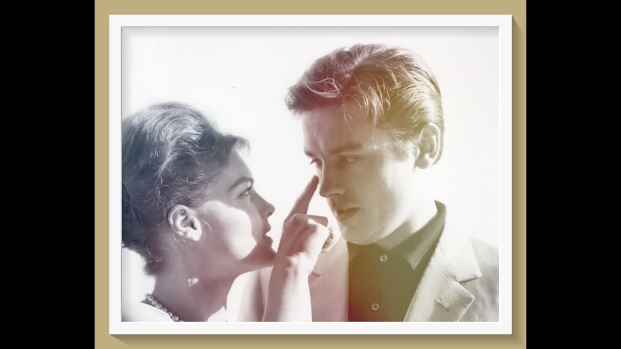Alain Delon - Adagio ('Slowly'- Lara Fabian) with lyrics.