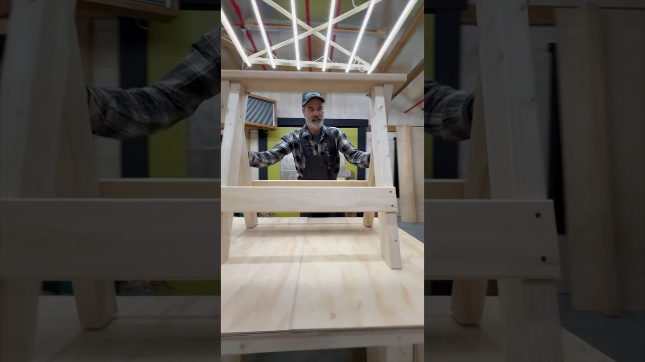 The Ultimate Foldable Sawhorse! 🛠️