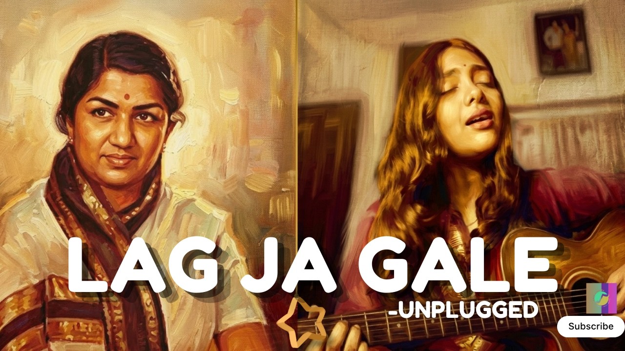 Lag Ja Gale Unplugged | Acoustic Cover | Soulful Female Version | Old Bollywood Classic #lagjagale