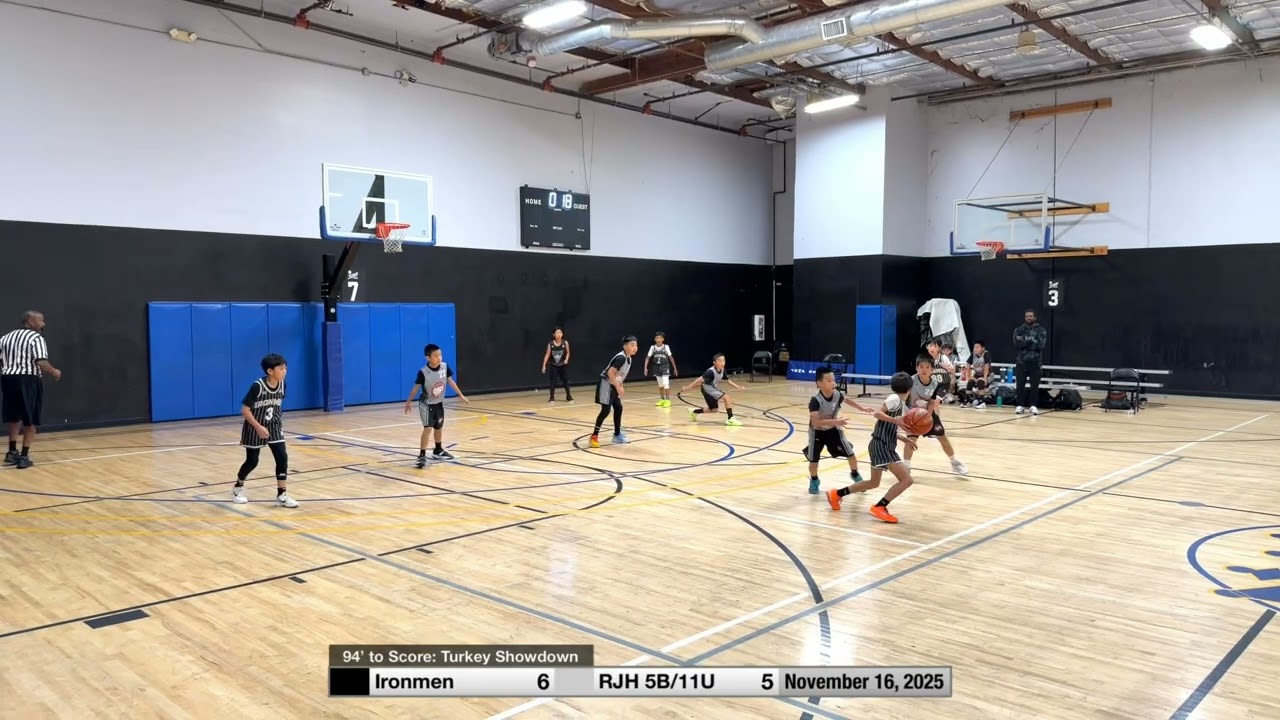11/16/25 Ironmen vs RJH 5B/11U - 94’ to Score: Turkey Showdown