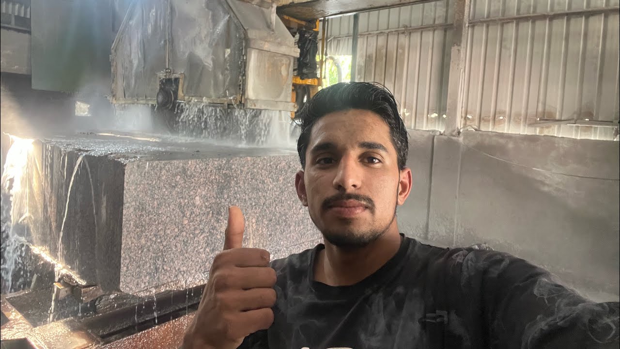 Granite cutting machine 