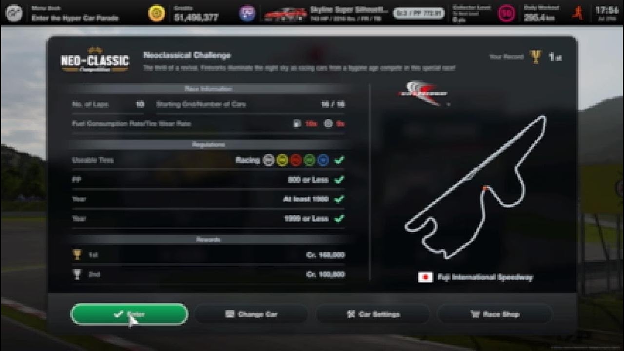 GT7 | Menu Book 43 – Enter the Neo Classical Challenge/Mount Fuji(READ DESCRIPTION)