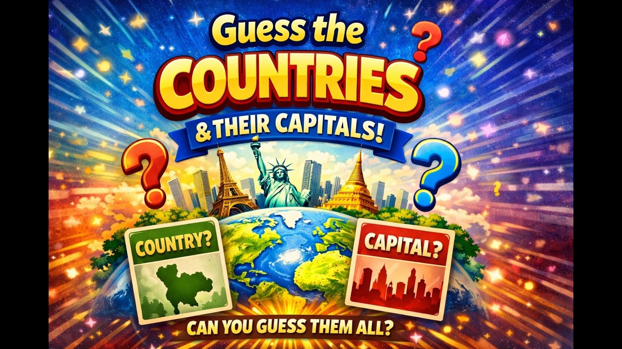 🌍 30 World Capitals Quiz | Can You Score 30/30? Ultimate Countries Challenge!