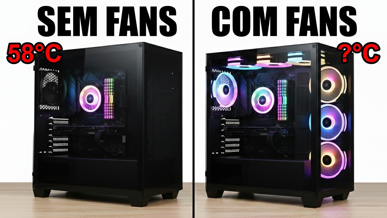 10 FANS VS NENHUM: Faz diferença real ou é só estética?