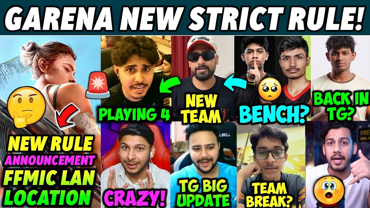 TG ESPORTS Playing 4?, Fozyajay New Team 🤯, Shoto Back in TG?, KD on Team Break 🥶, GARENA NEW RULE!🥵