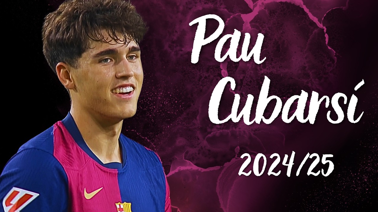 Pau Cubarsi 2024/25 ● The Catalan Wall ● Highlights, Tackles & Defensive Skills