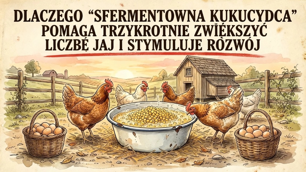 Dlaczego fermentowana kukurydza zwiększa produkcję jaj i przyspiesza wzrost kur
