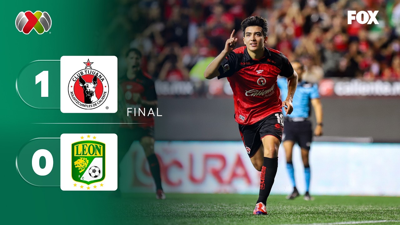 XOLOS 1-0 LE&Oacute;N | LIGA MX | RESUMEN | JORNADA 2 | APERTURA 2026