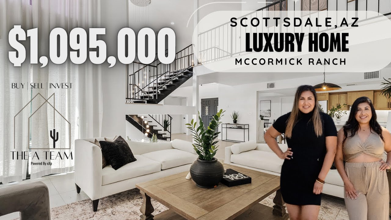 TOUR A $1.1M Scottsdale Luxury Home In Arizona | McCormick Ranch | The A Team in AZ 