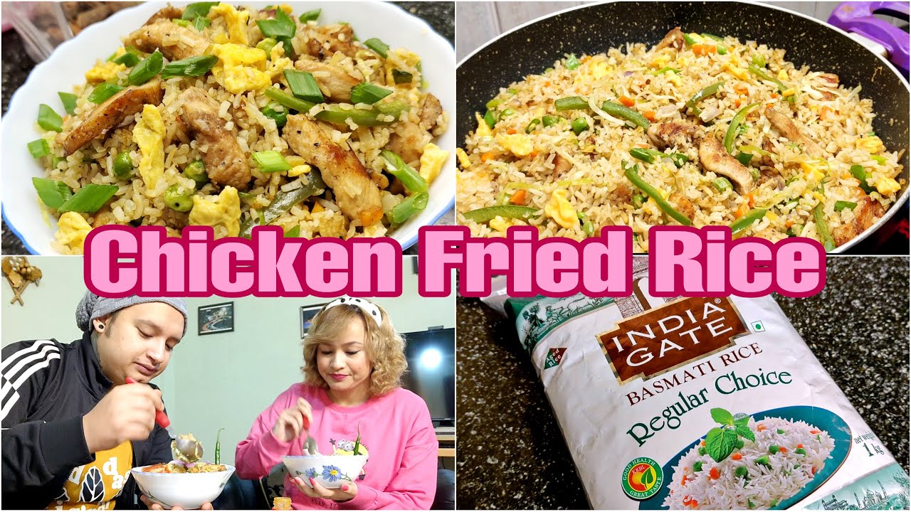Kumno Ban Shet Chicken Fried Rice 🍚🥰 | Chicken Fried Rice Recipe | Husband Wife | Anisha Khasi Vlog