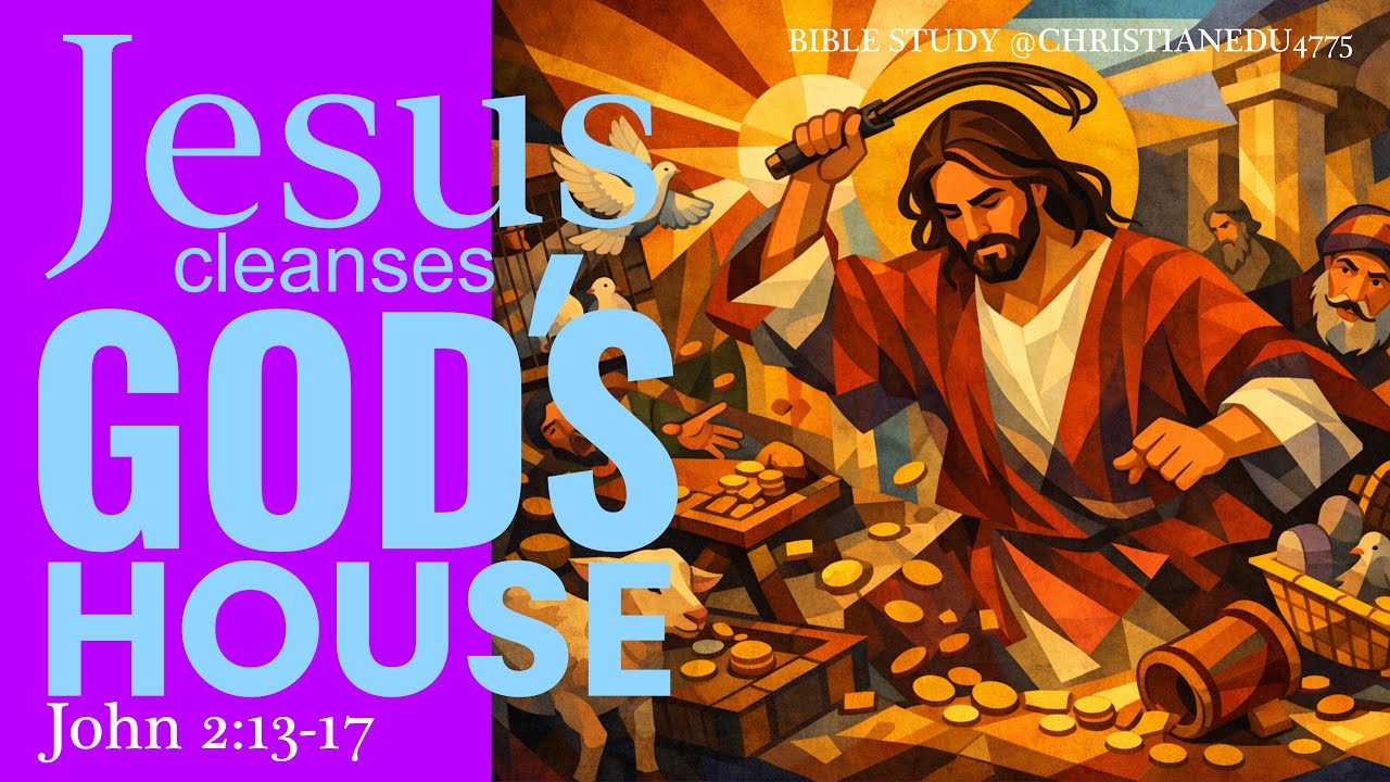 🙏 Jesus Cleanses God’s House | John 2:13–17 | Bible Study