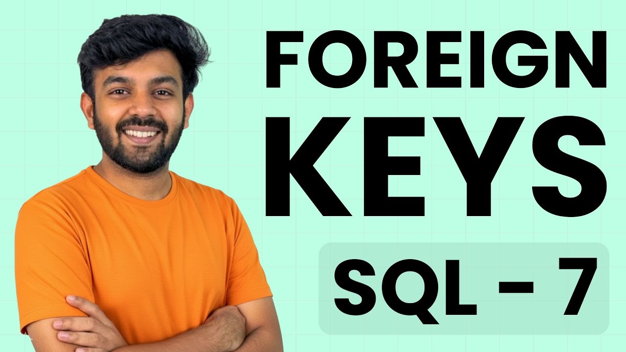 FOREIGN KEYS | SQL Mastery Ep - 7 | code io - Tamil
