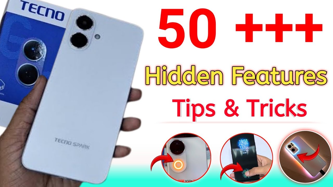 Top 50++ tips and tricks || Hidden feature || All hidden feature || Tecno spark go2 #smartfeatures