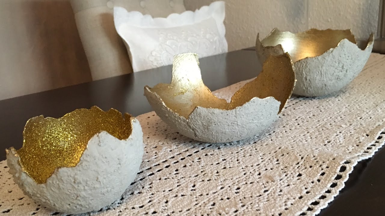 Бетонные ветровые фонари / Бетонные подсвечники - DIY