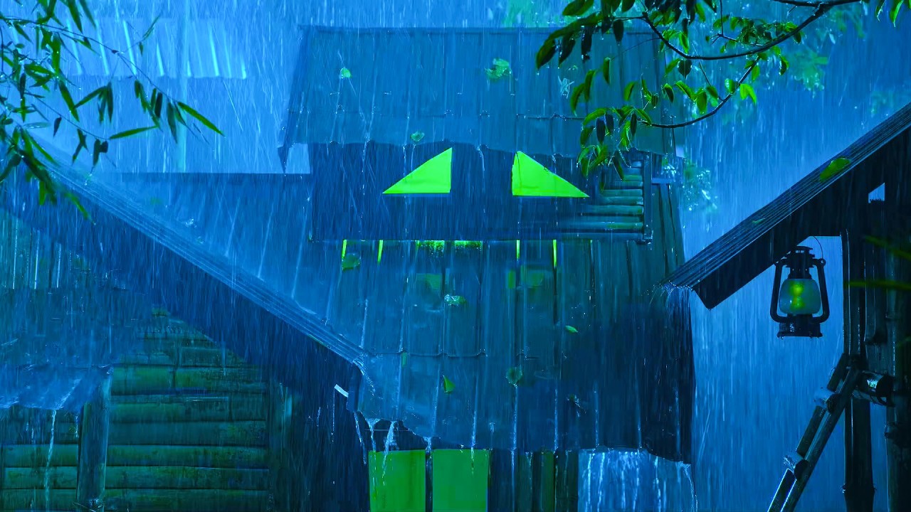 Listening for 3 Minutes & Fall into Deep Sleep | Tin Roof Rain Sounds for Sleep