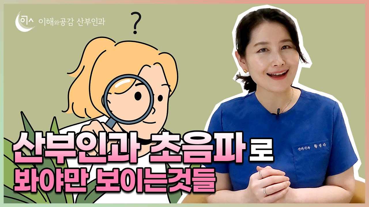 질 초음파, 항문 초음파, 복부 초음파... 산부인과 초음파로 보이는 것들! (by 이해와공감 산부인과 황선아 대표원장)