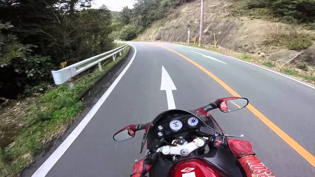 goproテスト　CBR1100XX　地蔵峠