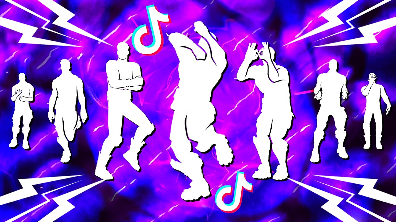 😍 All Popular Icon Series Dances With The Best Music in Fortnite! (Rollie, Get Griddy, Pull Up)
