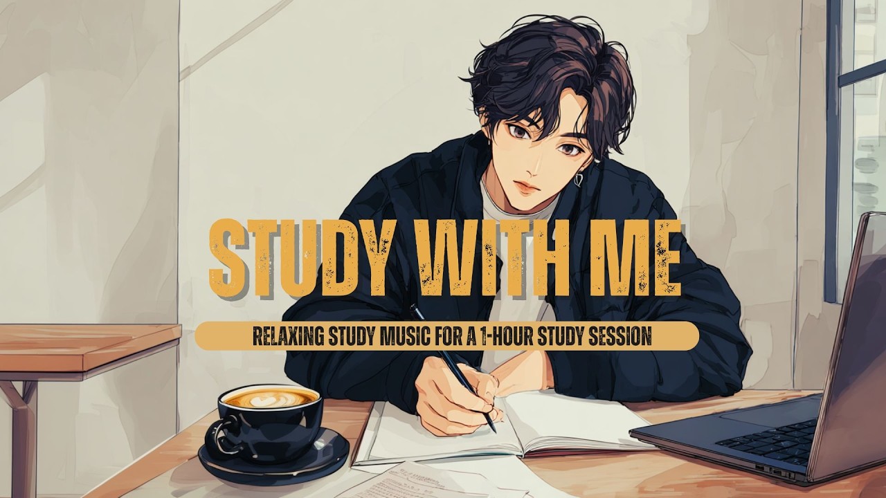 Study With Me for 1 Hour | Study Music Lo-Fi Chill Beats | Japanese Coffee Shop Ambience |