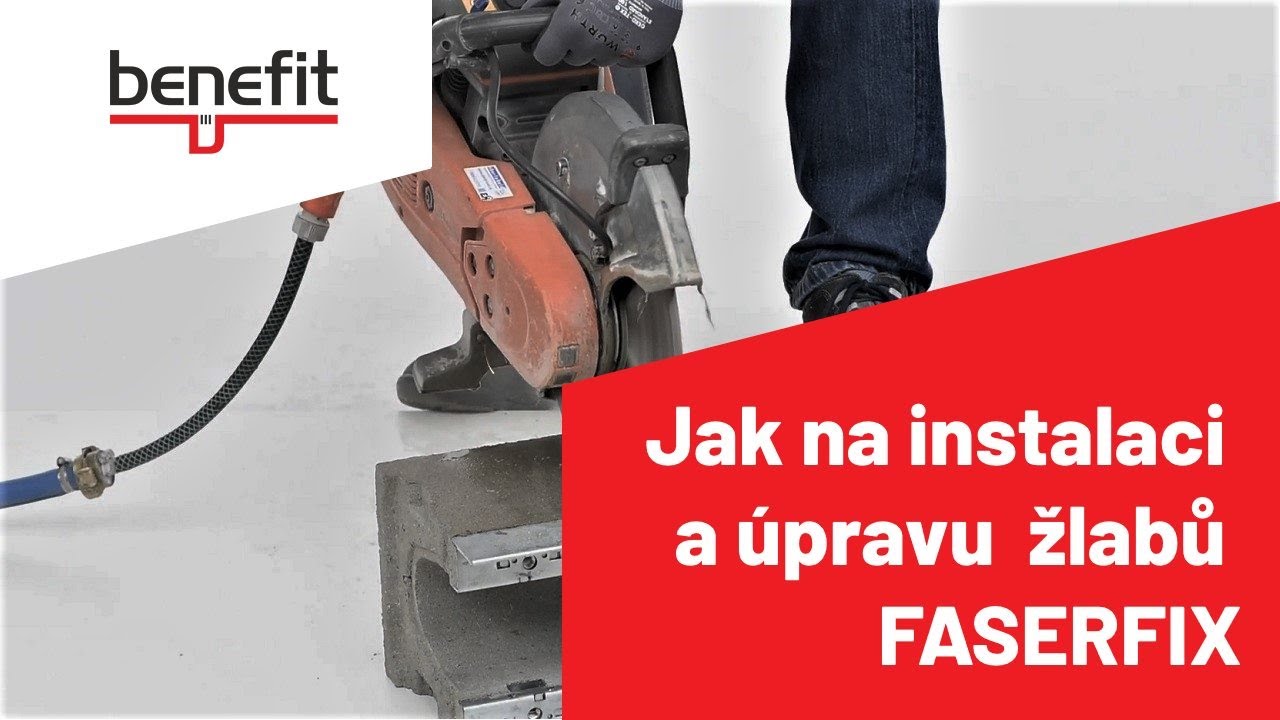 Odvodňovací systém FASERFIX 🛠️ Jak na instalaci betonových žlabů 💦| Benefit stavební prvky s.r.o.