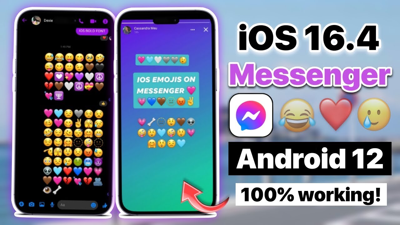 How to get iOS Emoji Messenger on Android 12 (No apps needed!)