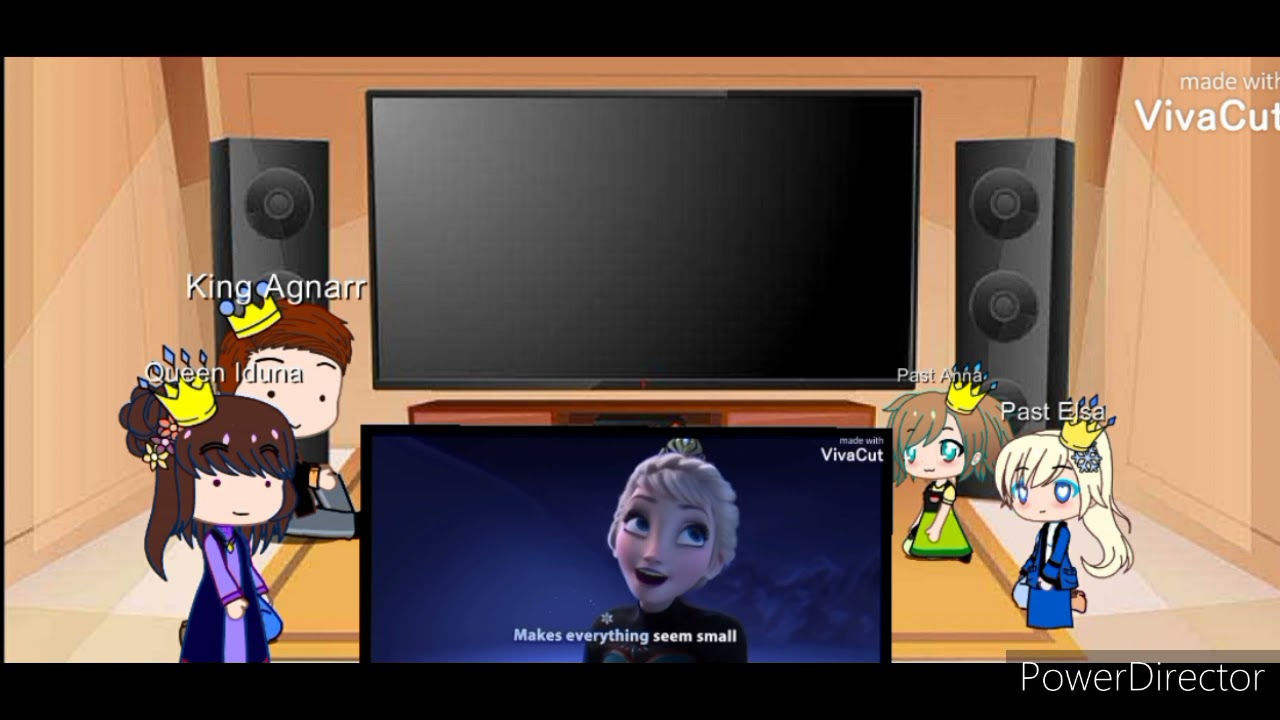 Past Elsa, past Anna and their past parents react to Let It Go | Frozen❄️