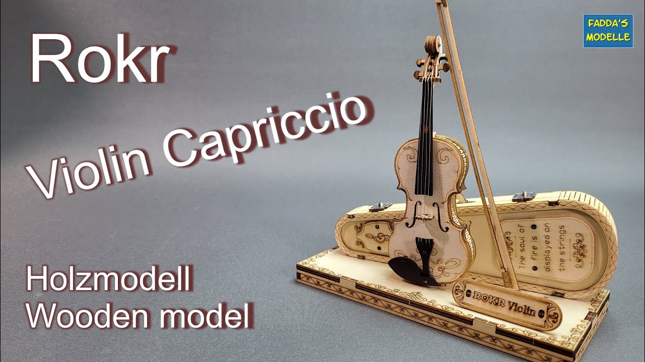 Rokr Violine/Violin - Holzmodell / Wooden model
