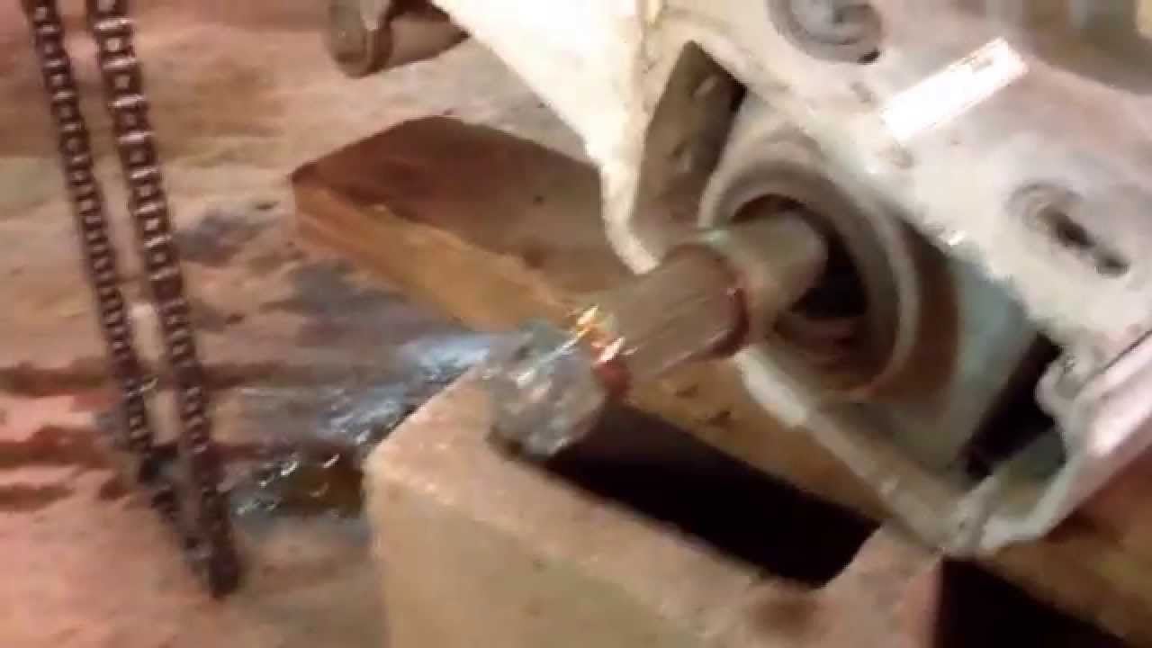 Suzuki ltz 400 how to replace rear bearings. Rear axel bearings PART 1
